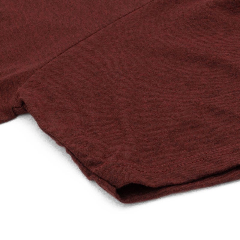 Tee Luv Men's Faded Dr Pepper Logo Shirt, XL, Brick Heather - Image 5
